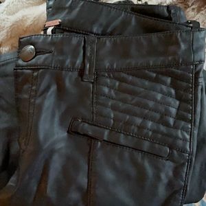 Free People vegan leather pants